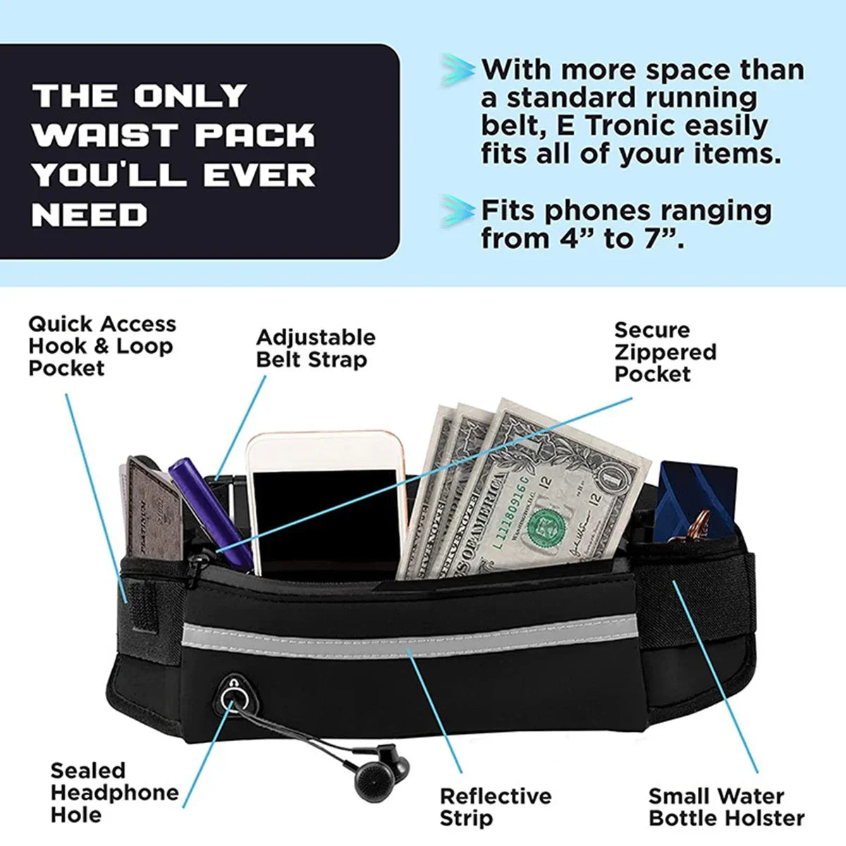 Hands Free Dog Leash for Running or Walking