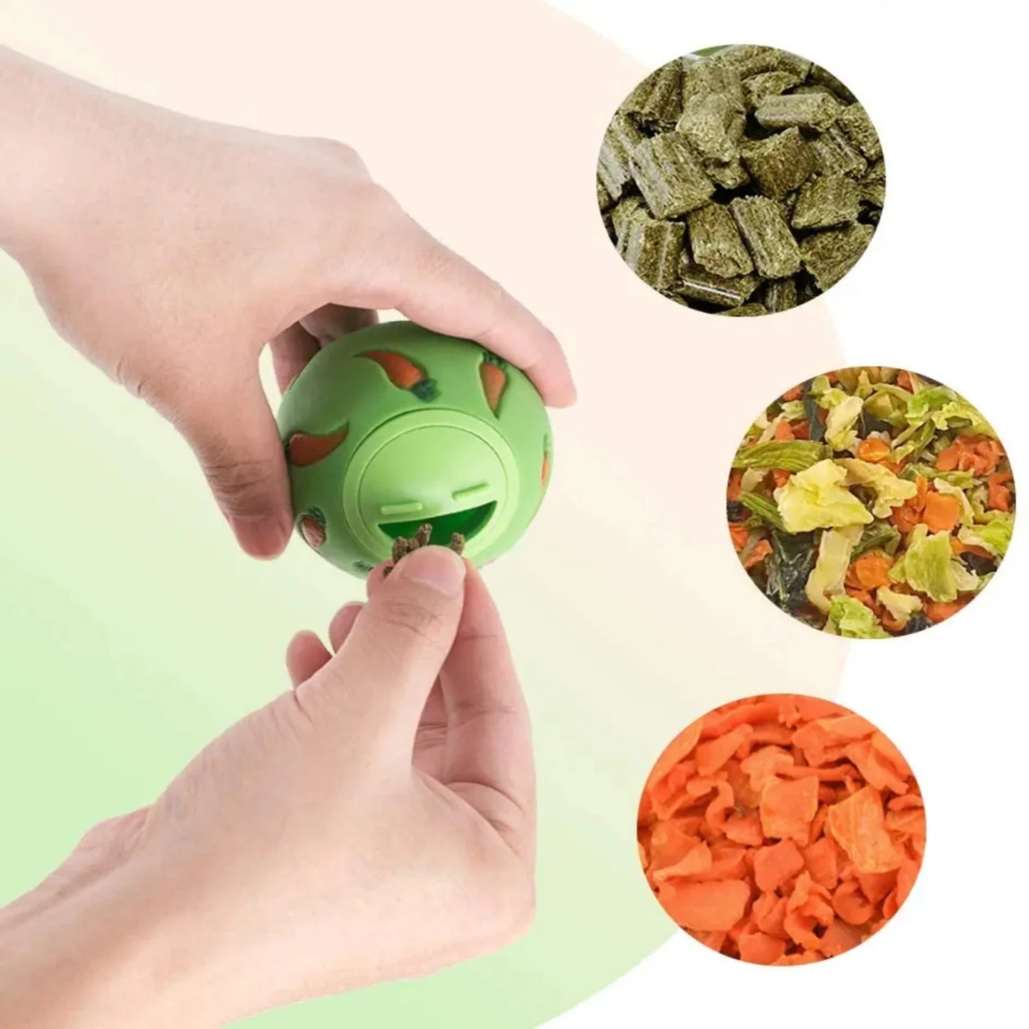 Interactive Toy Snack Ball Bite Resistant