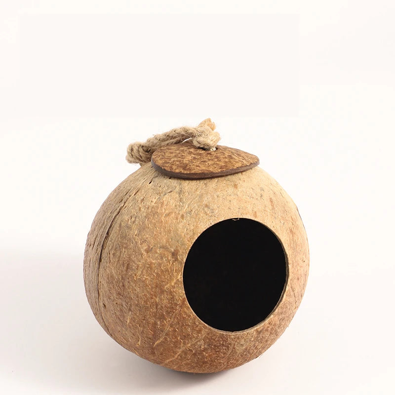 Natural Small Pet Coconut Hideout House