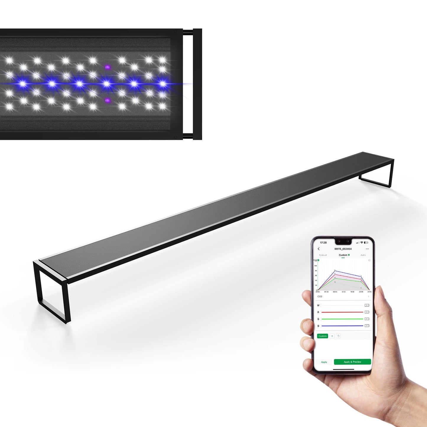 Auto Aquarium LED Light with App-Controlled