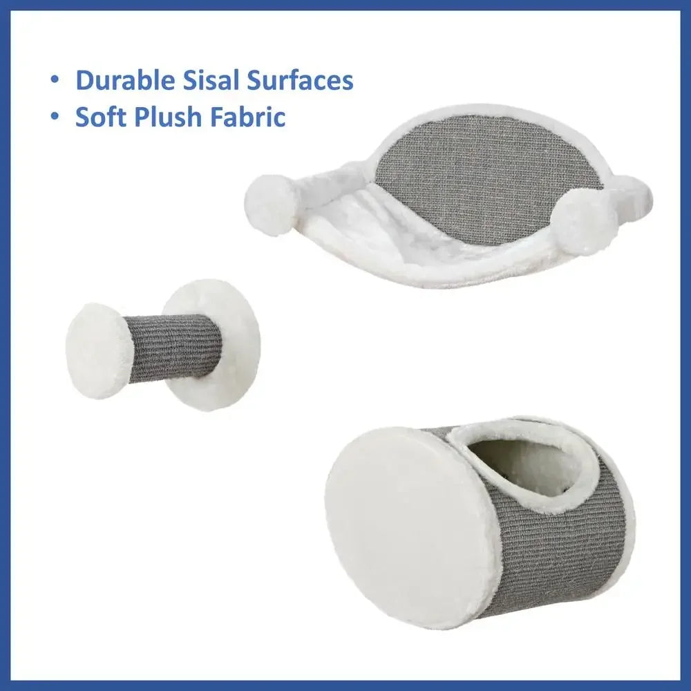 Wall Mount Step Hammock Set Multi-Level
