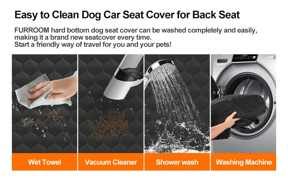 Waterproof Pet Travel Back Seat Protector