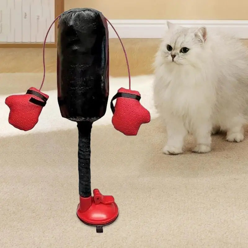 Portable Cat Punching Bag Toy Interactive