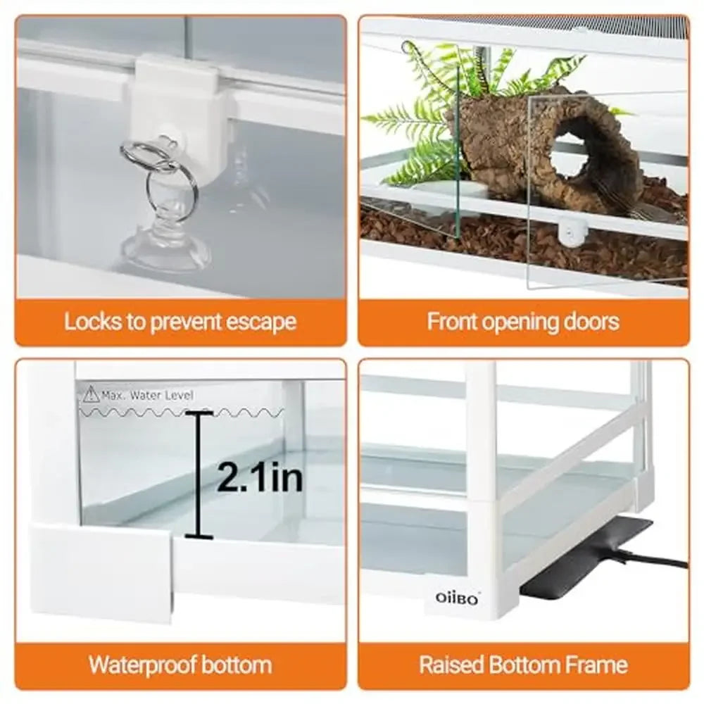 36 Gallon Tempered Glass Terrarium