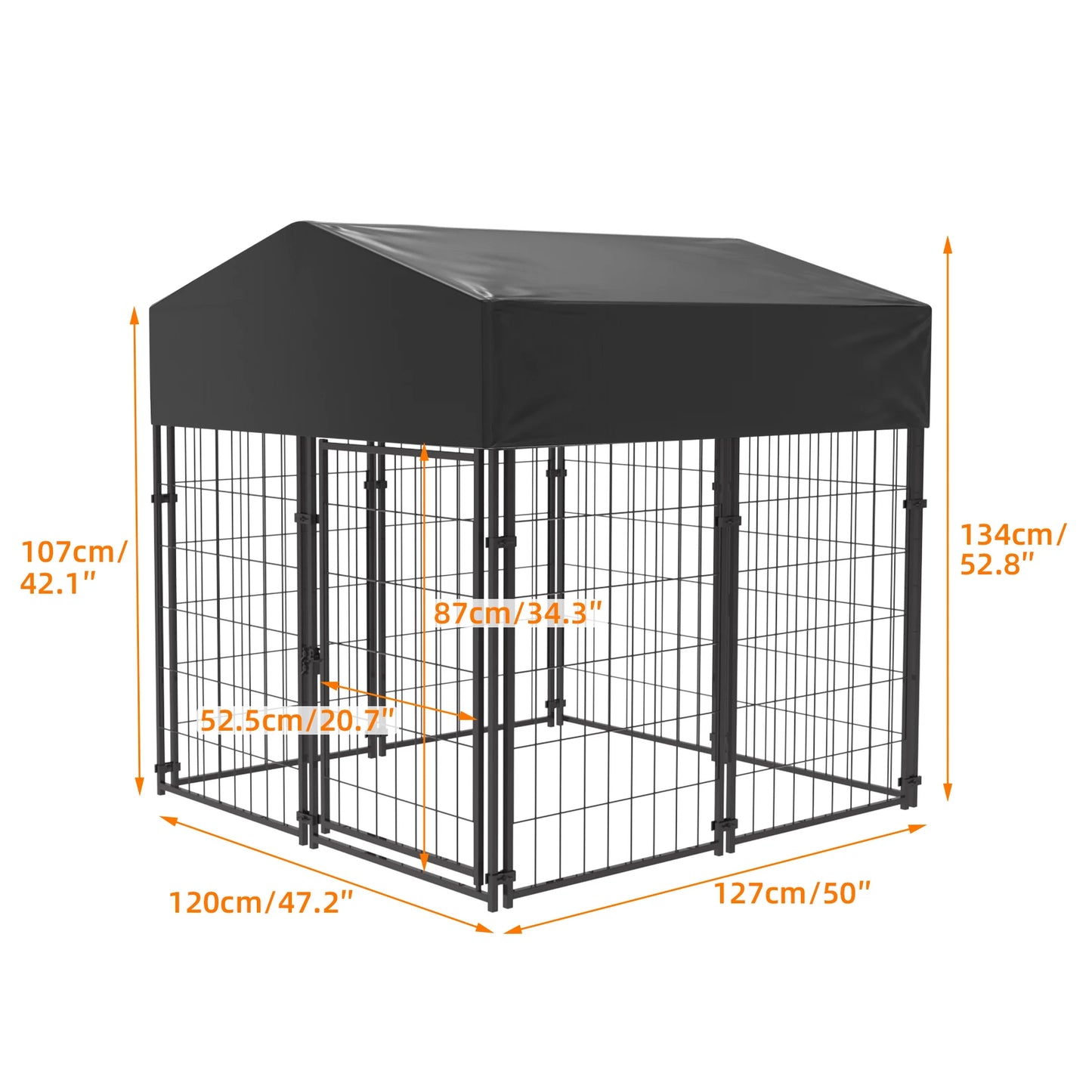 Pet Run Enclosure with Roof