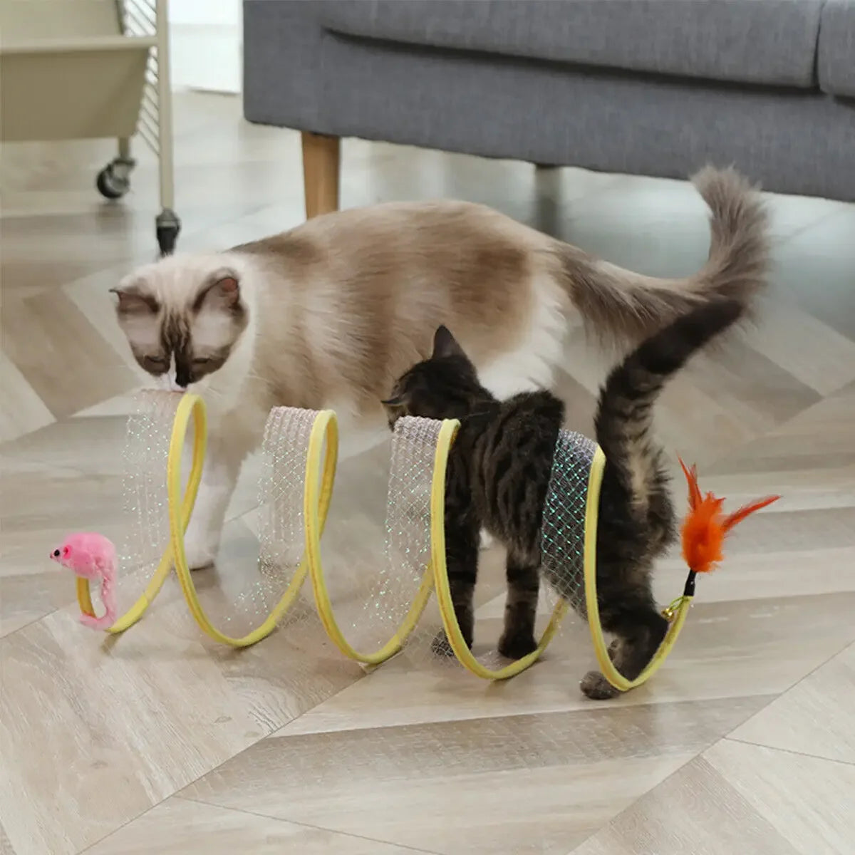Tunnel With Balls And Crinkle