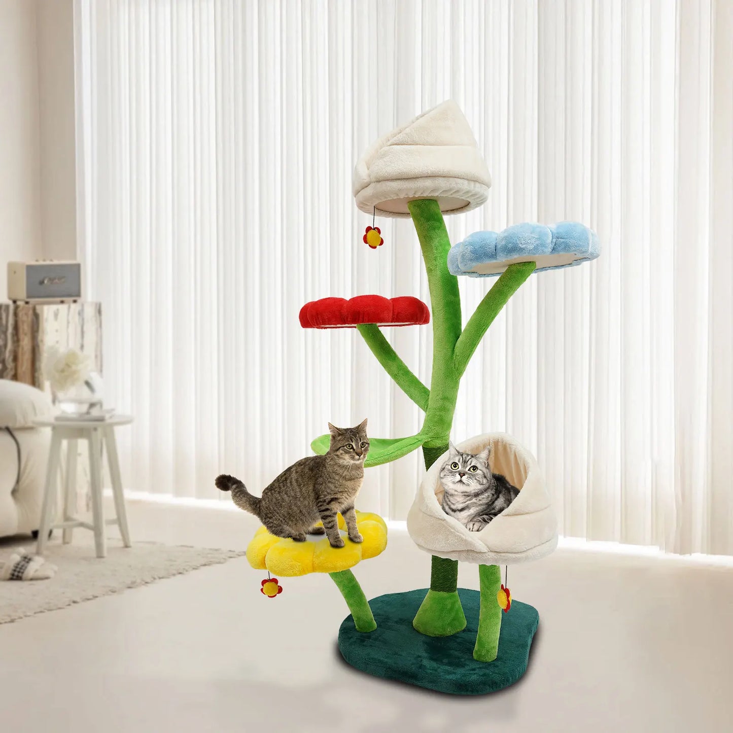 Cat Tree 6-Level Flower
