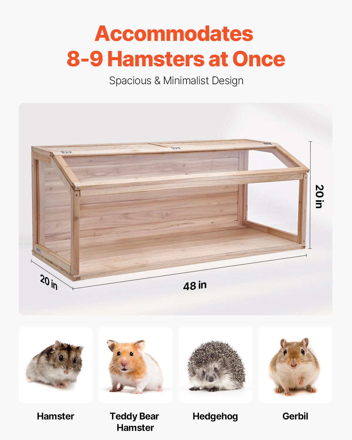 270° Viewing Habitat with Openable Top