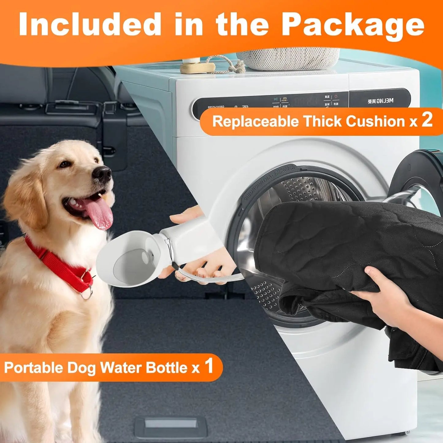 Waterproof Pet Travel Back Seat Protector