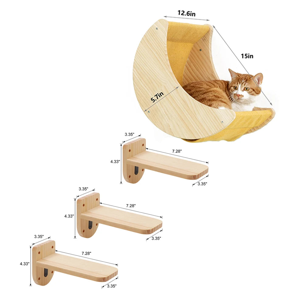 Cat Shelf Wall