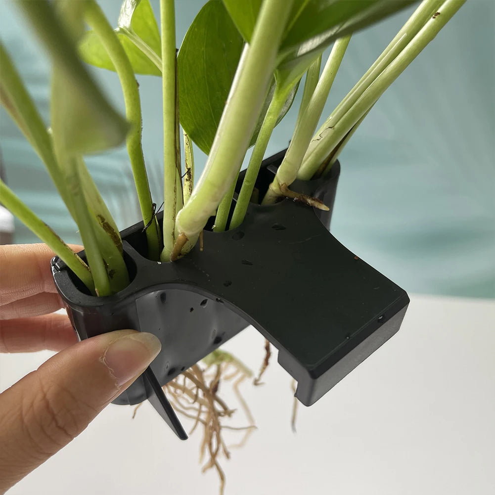 Hanging Plant Shelf with Integrated Hook