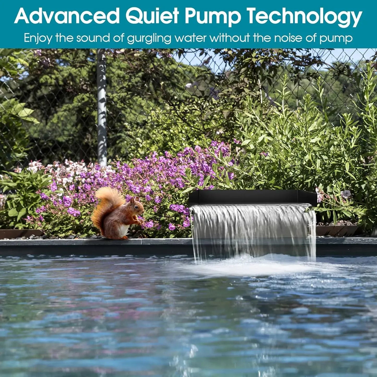 Pond Waterfall Box with Pump Kit