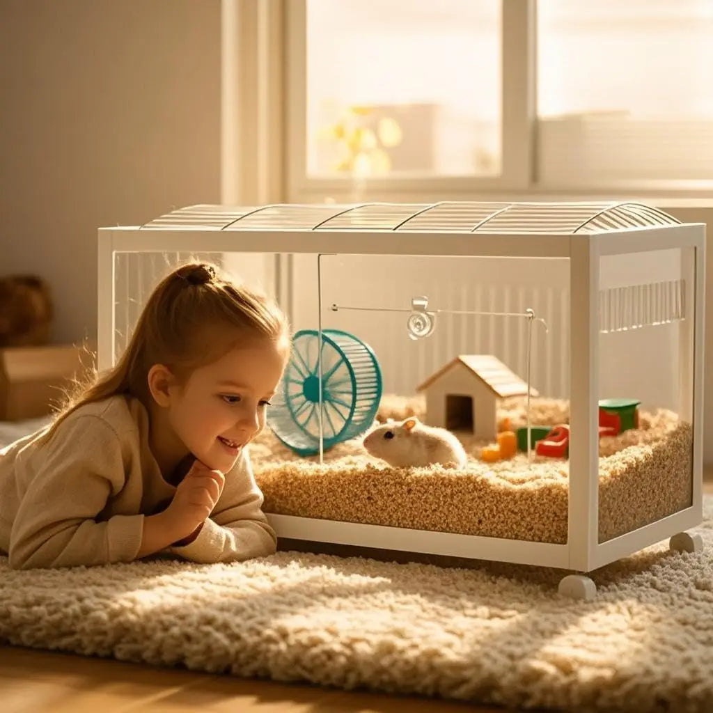360° Viewing Transparent Hamster Habitats