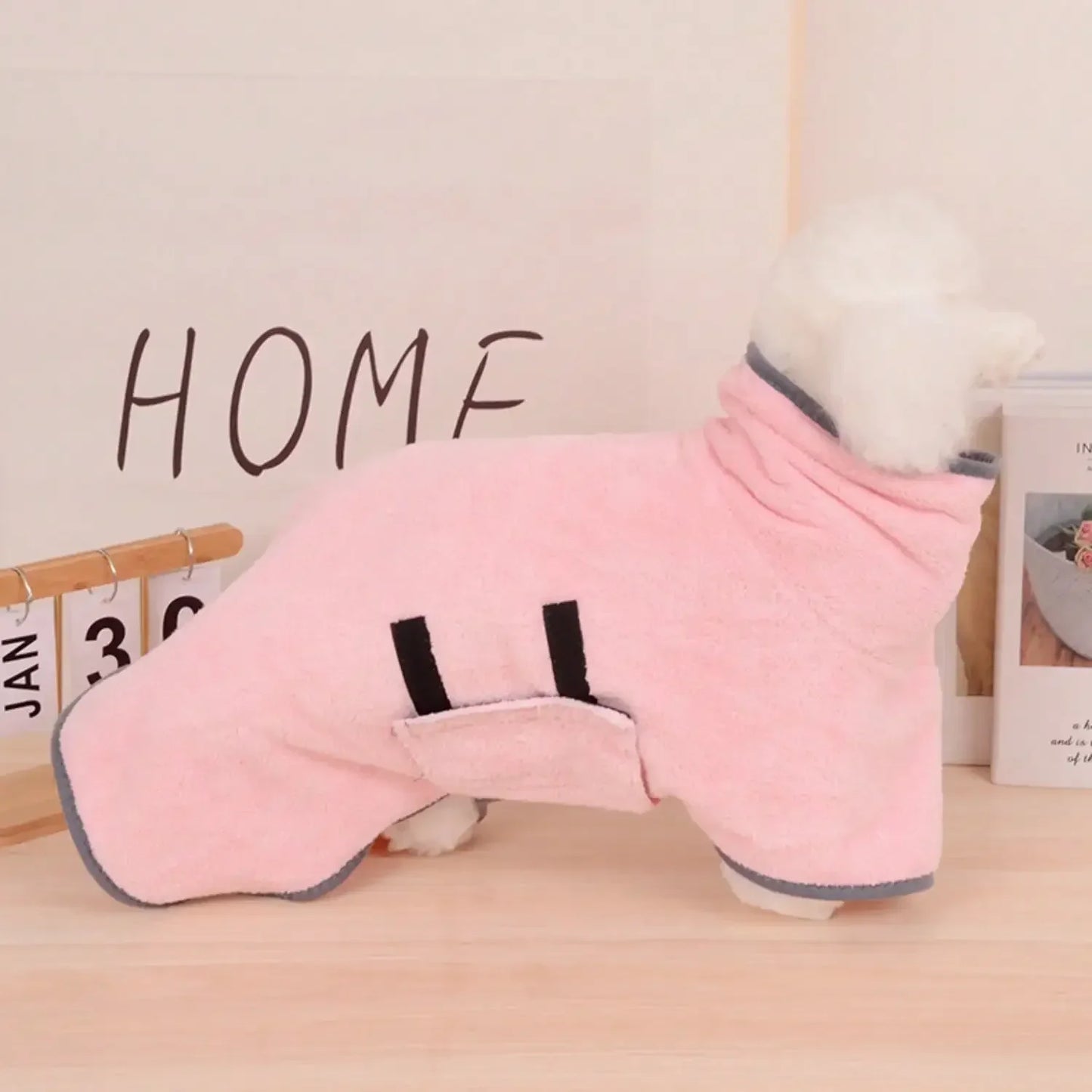 Super Absorbent Fleece Bathrobe