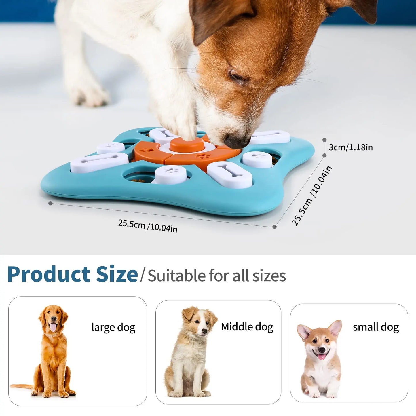 Interactive Dog Treat Puzzle Toys