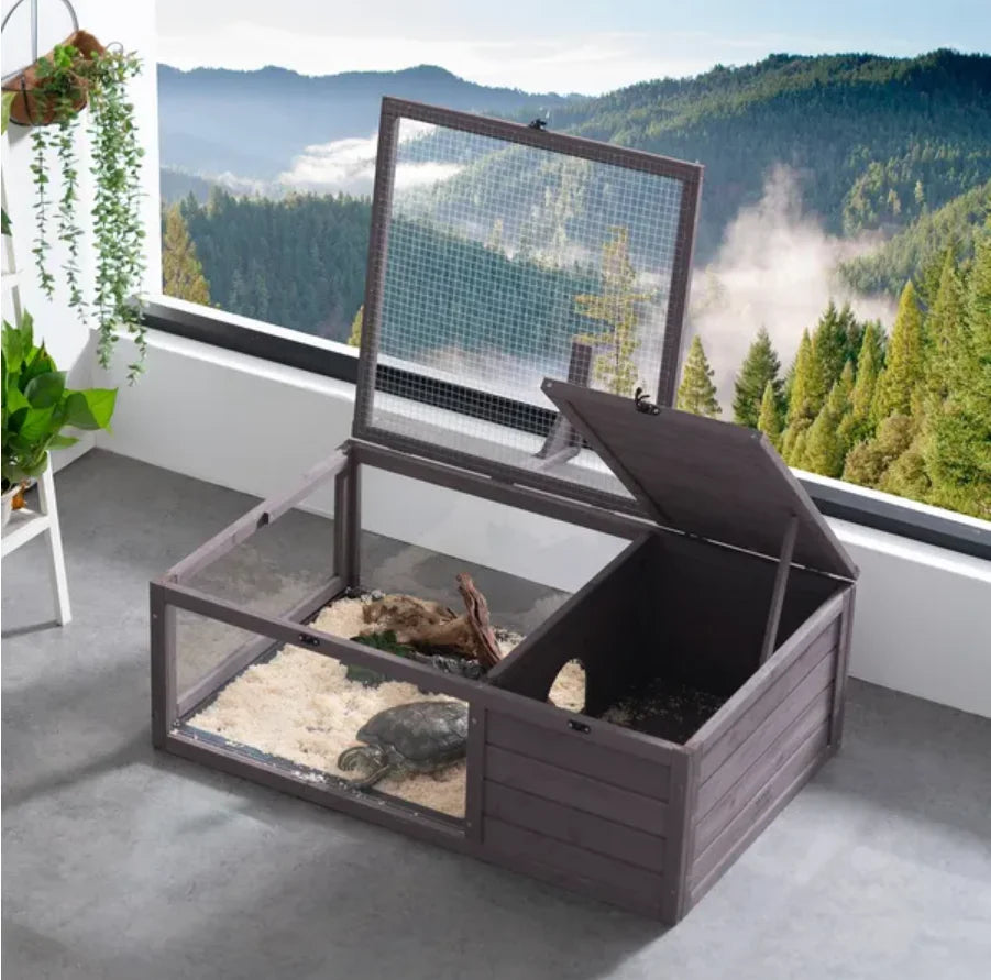 Tortoise Habitat Wooden