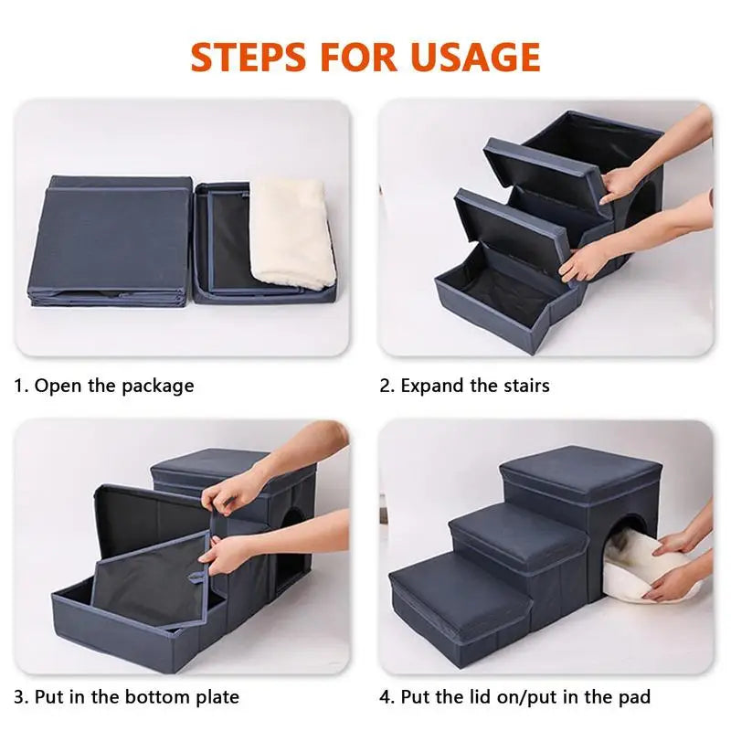 Foldable Dog Steps