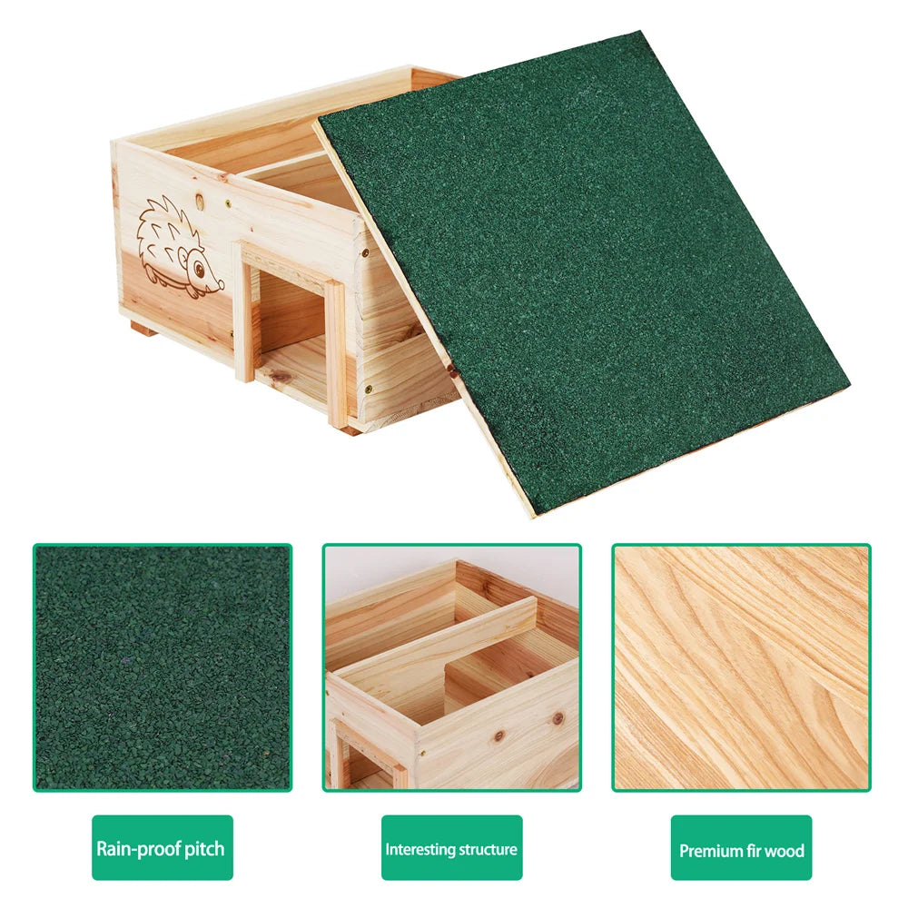 Wooden Small Animal Hideout