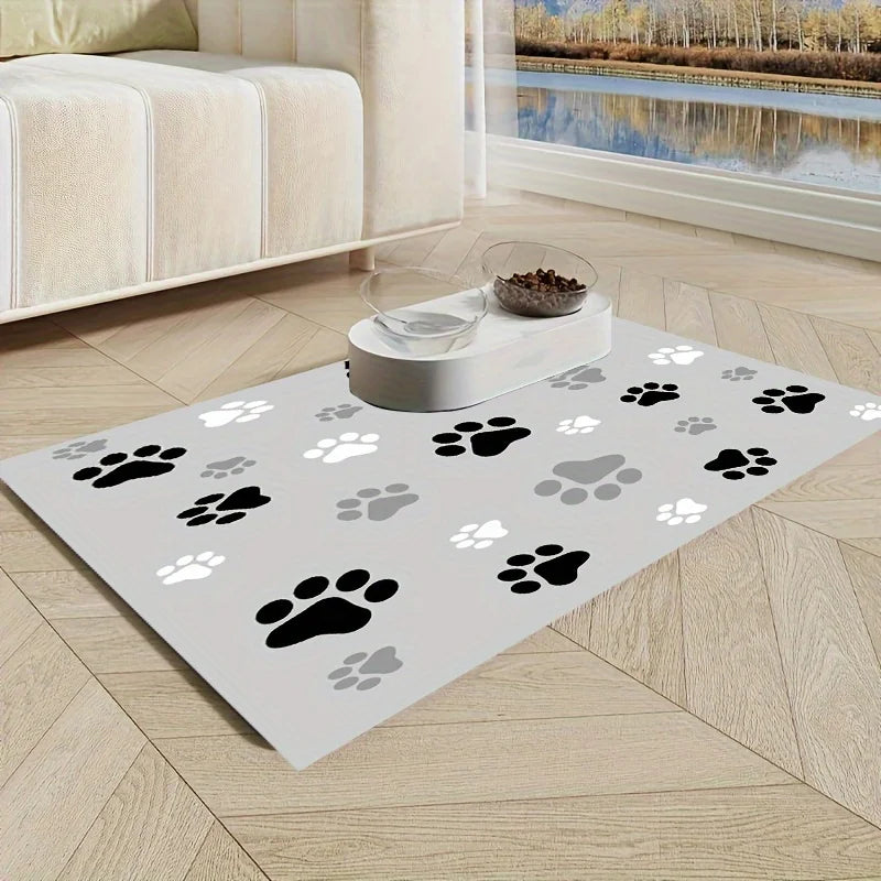 1Pc Absorbent Pet Feeding Mat