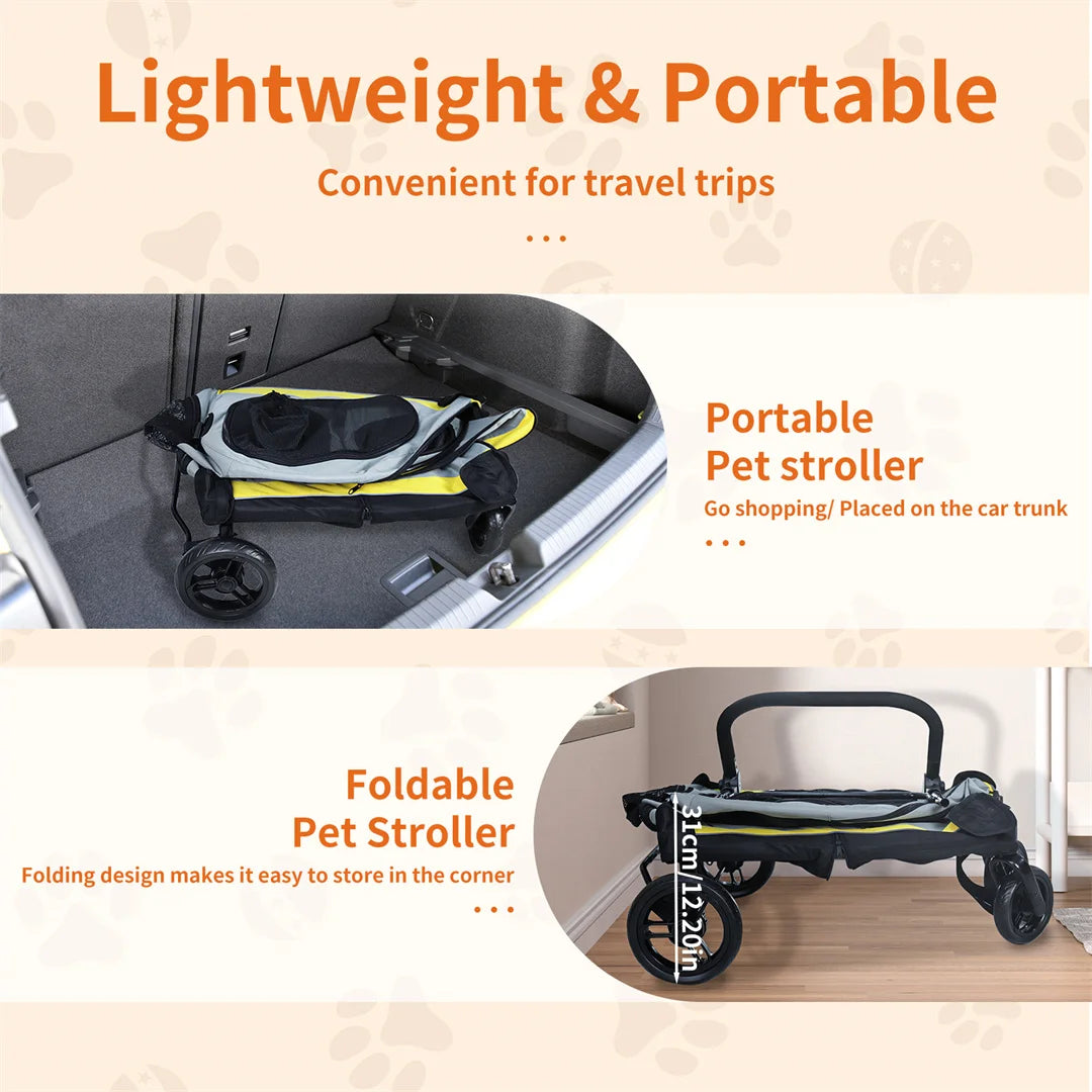 Pet Travel Stroller/Car Seat Travel Carrier