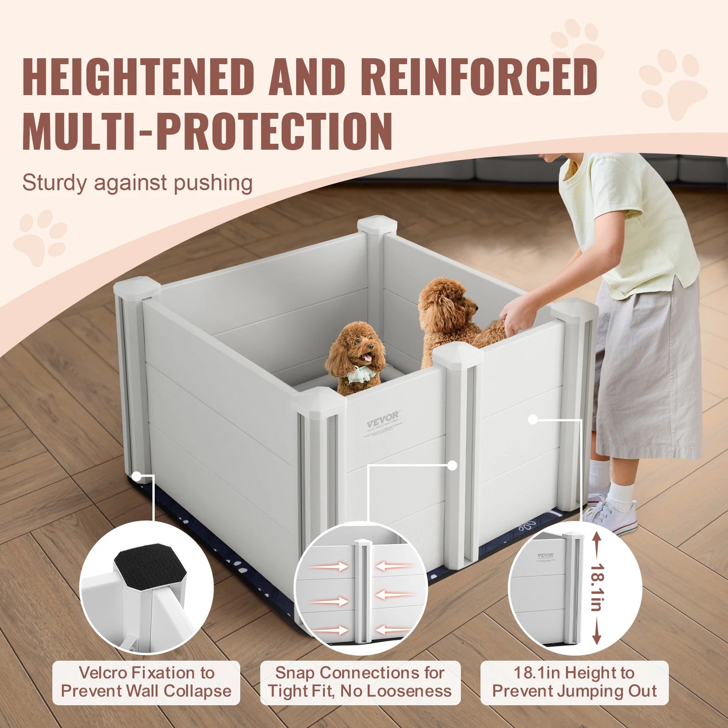 Whelping Box for Dogs and Puppies
