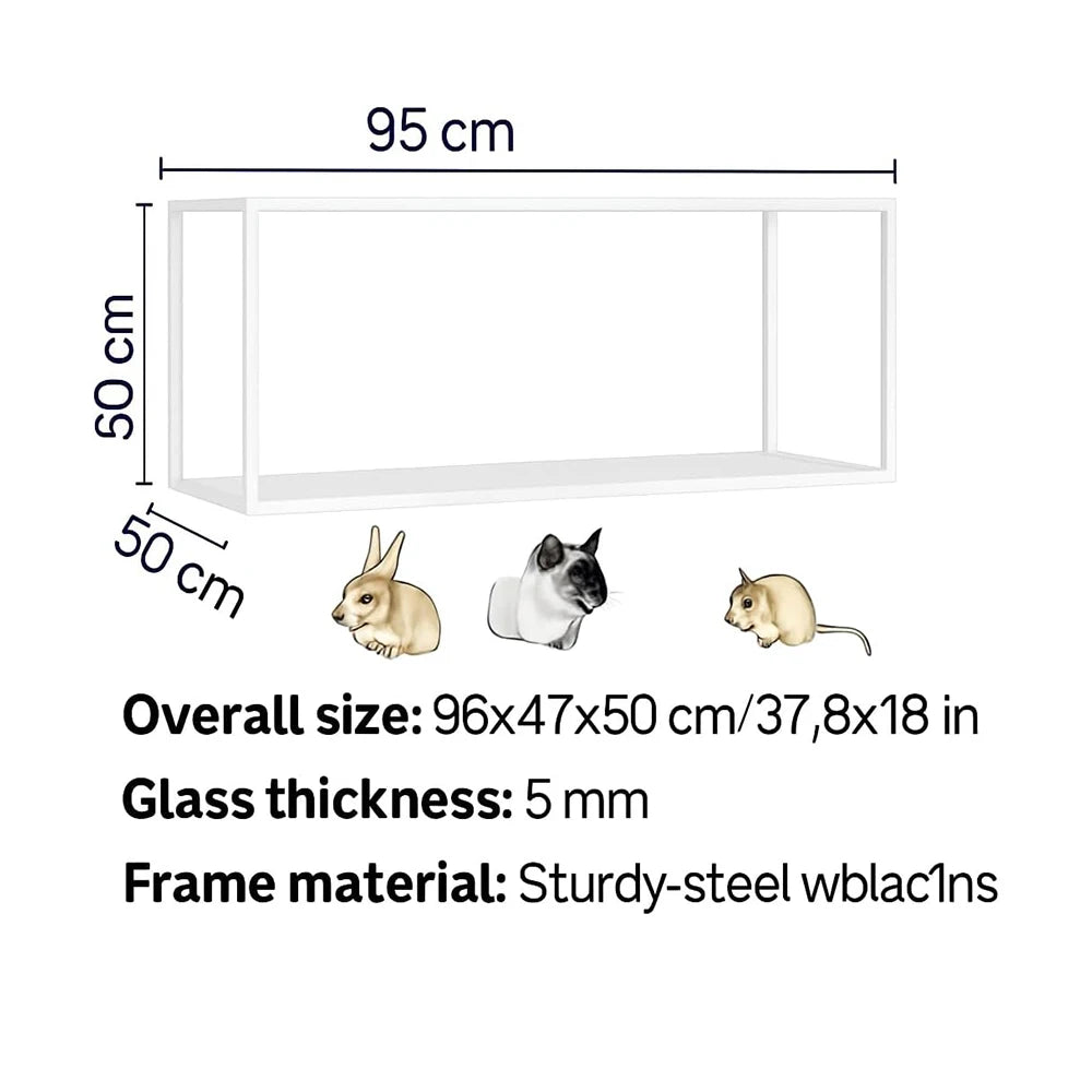 360° Viewing Transparent Hamster Habitats