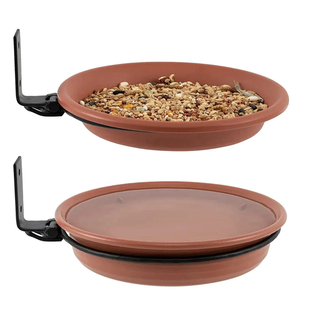 Mounted Bird Tray for Feeder/Bath