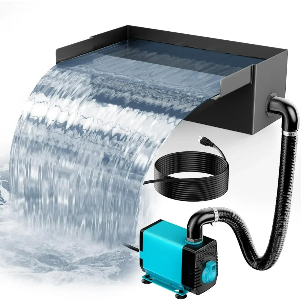 Pond Waterfall Box with Pump Kit