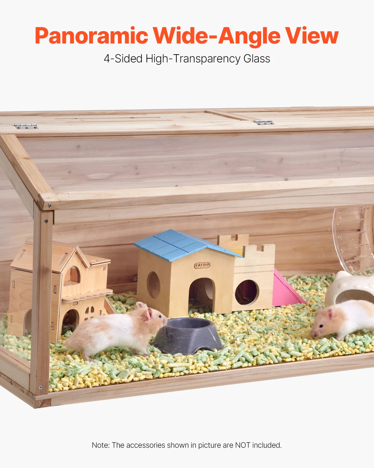 270° Viewing Habitat with Openable Top