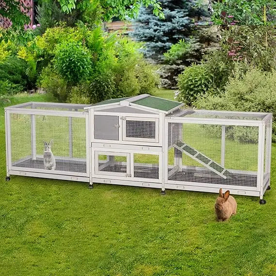 94.5'' Hutch with 8 Wheels
