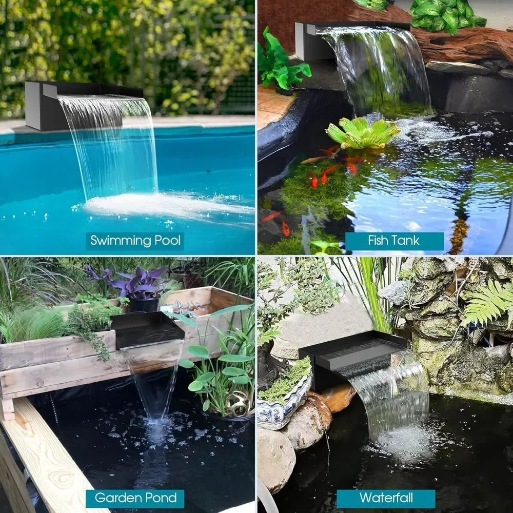 Pond Waterfall Box with Pump Kit