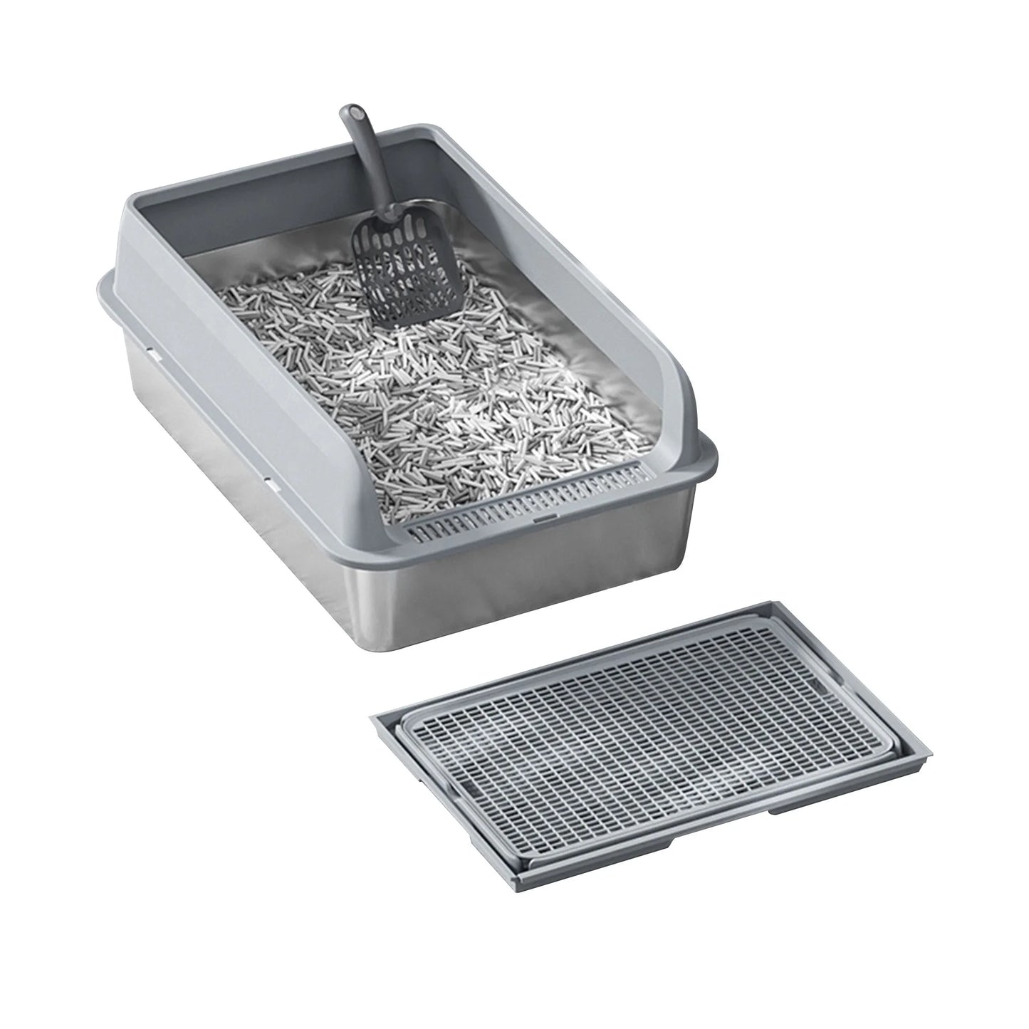 Stainless Steel Cat Litter Box