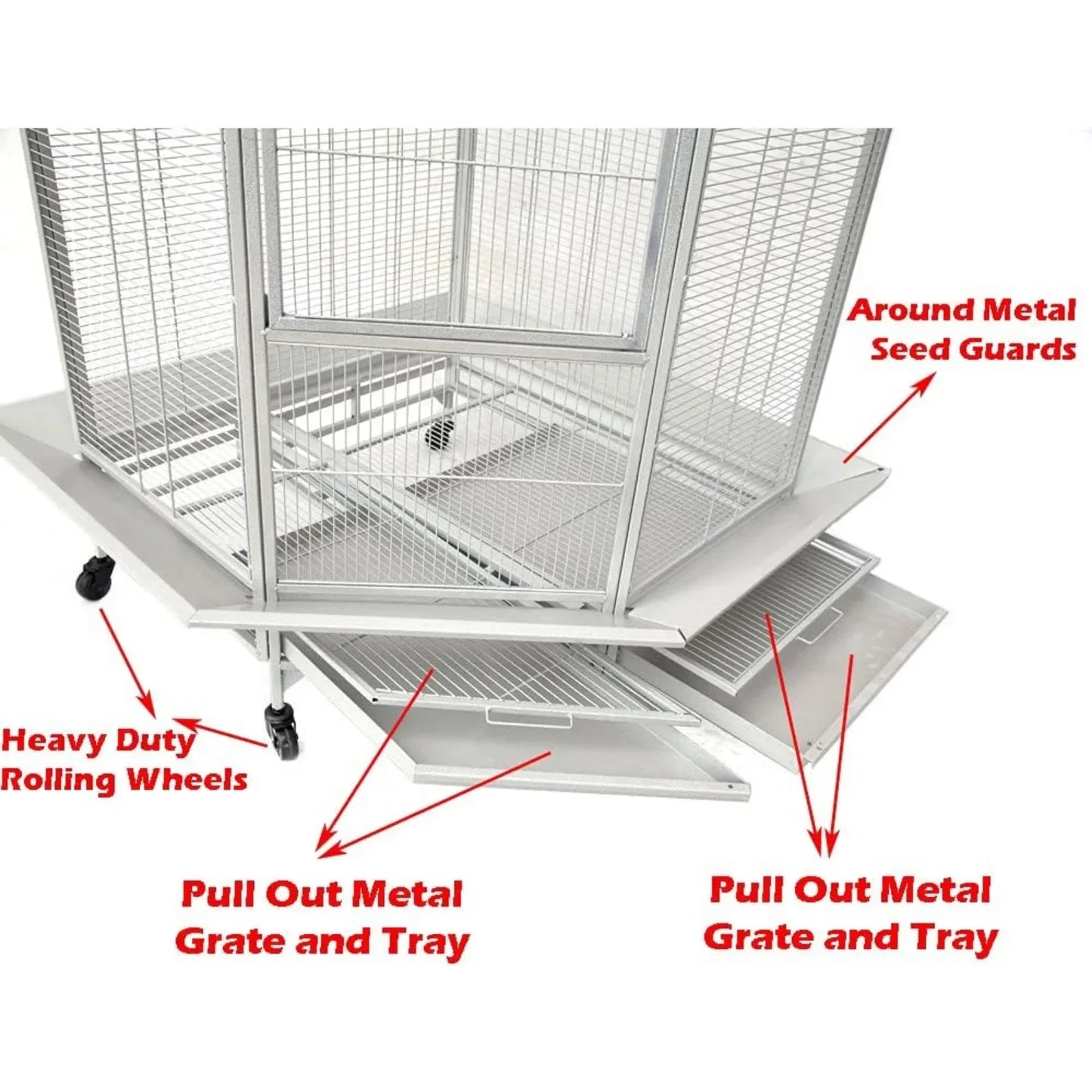 X-Large Corner Bird Cage