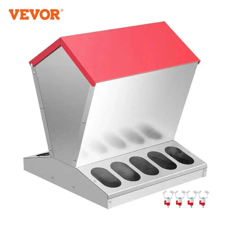 Sturdy Galvanized Steel Poultry Feeder