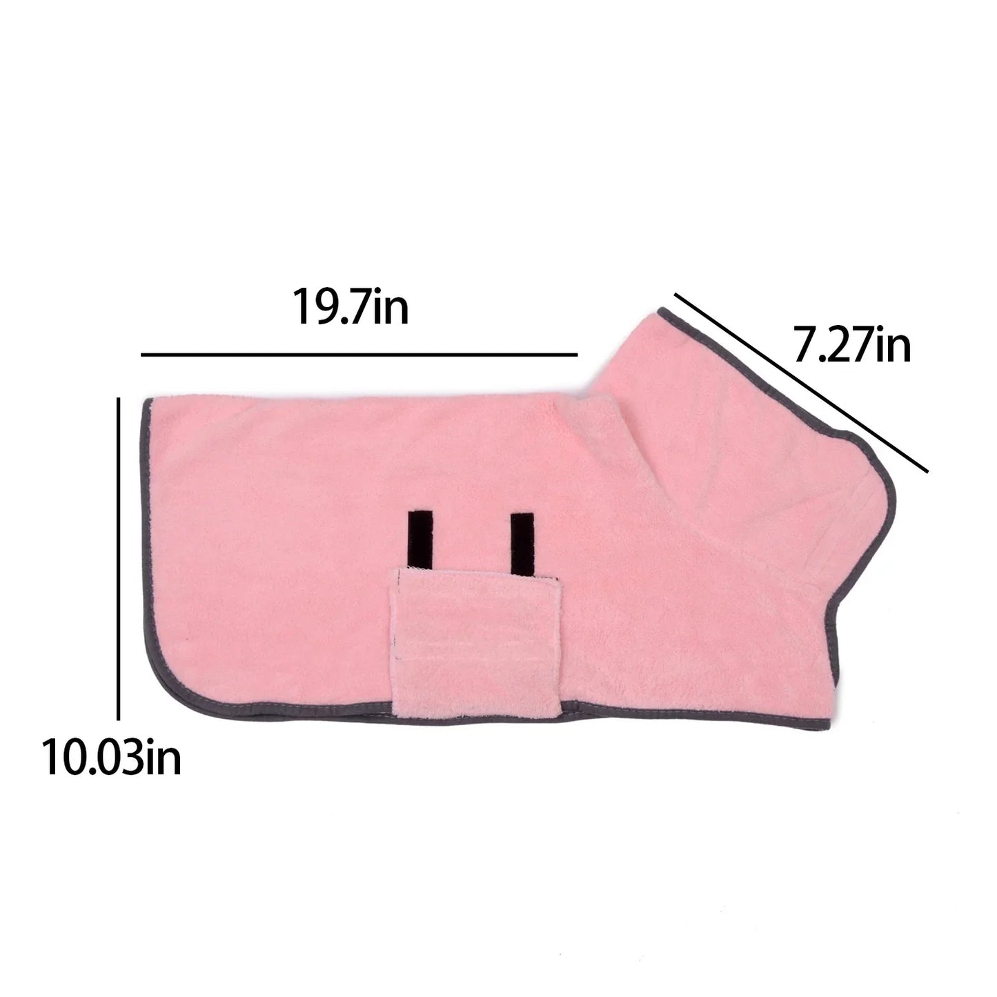 Super Absorbent Fleece Bathrobe