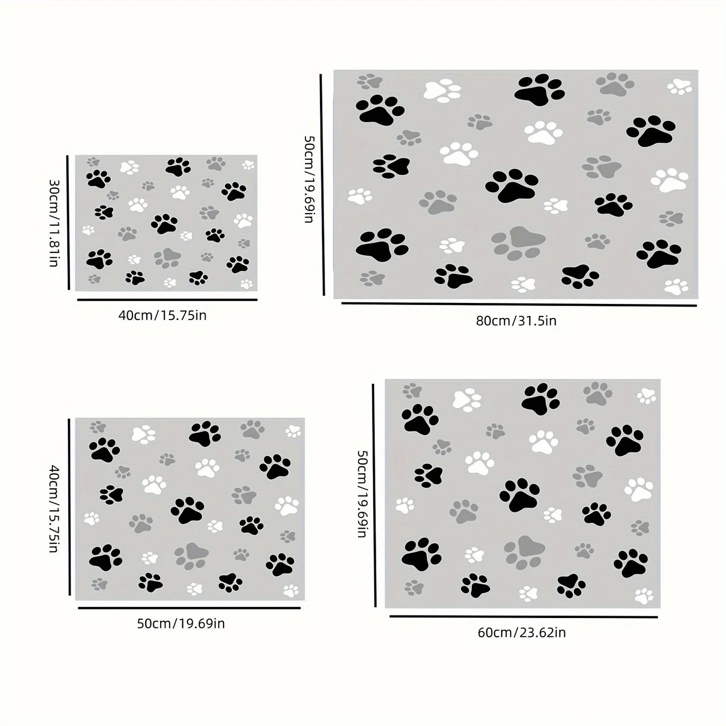 1Pc Absorbent Pet Feeding Mat