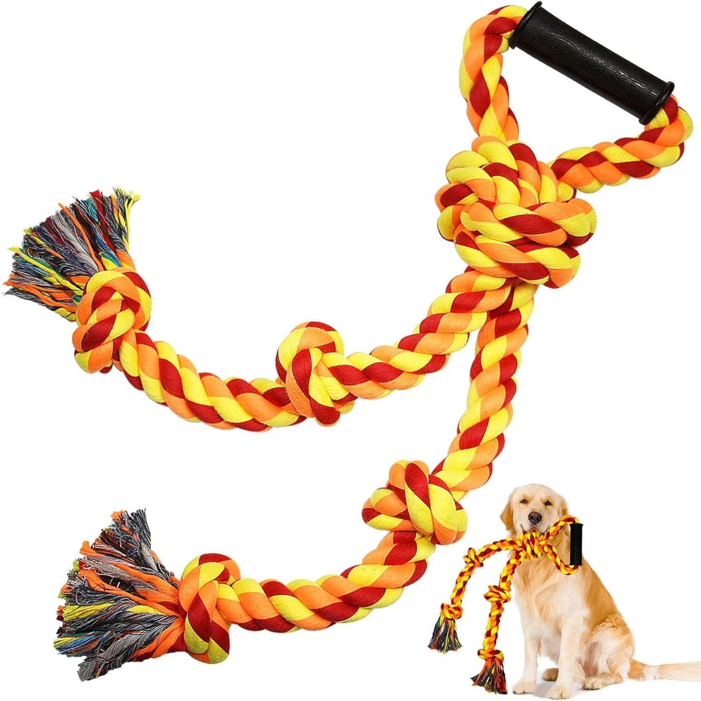 Indestructible Yellow Tough War Dog Toy