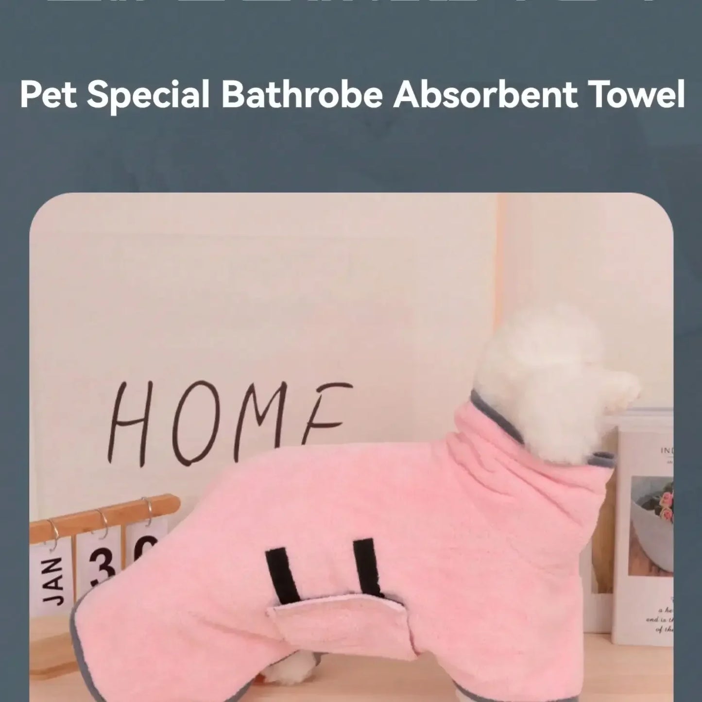 Super Absorbent Fleece Bathrobe