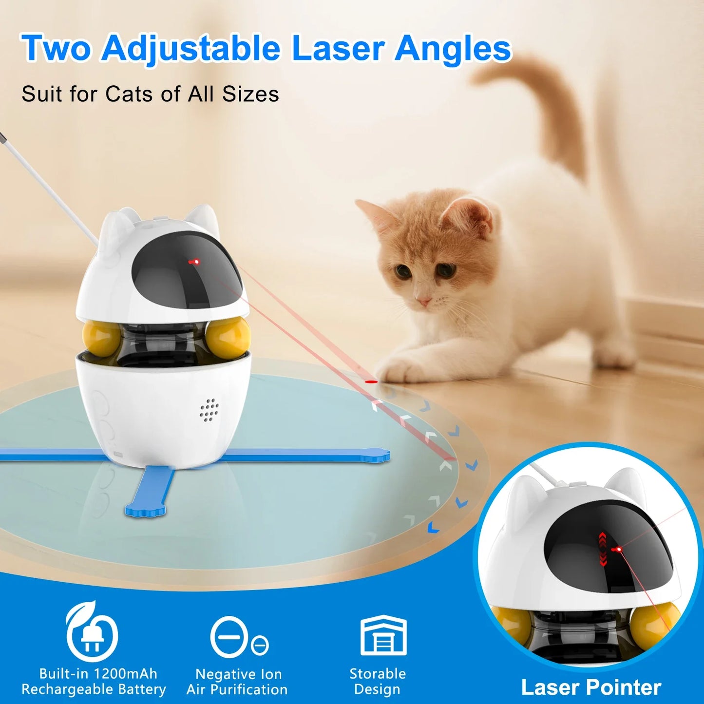 4-in-1 Cat Electric Interactive Toys