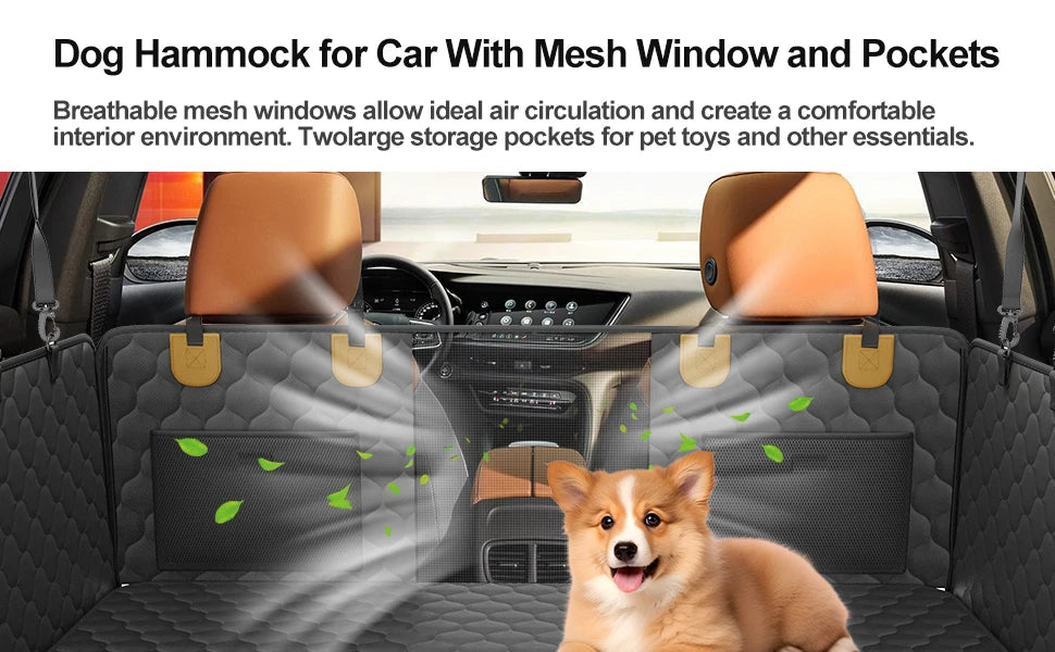 Waterproof Pet Travel Back Seat Protector