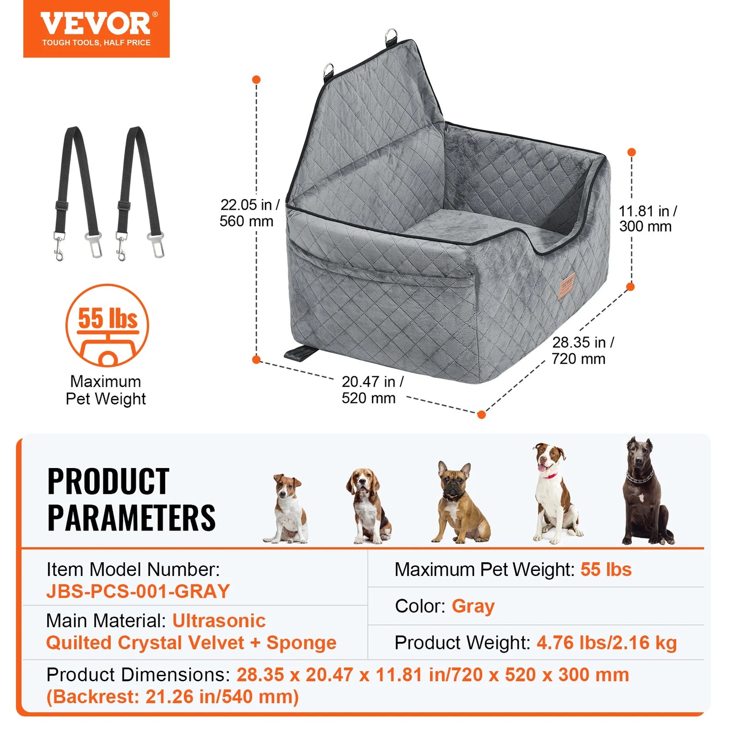 Dog Booster Seat for Car