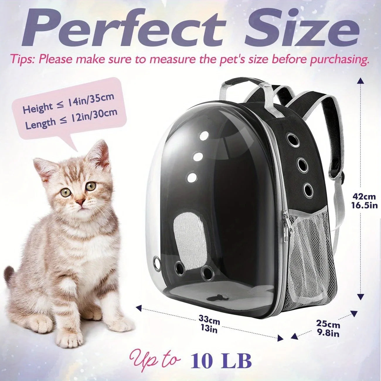 Backpack Carrier/ Bubble Carrying Bag