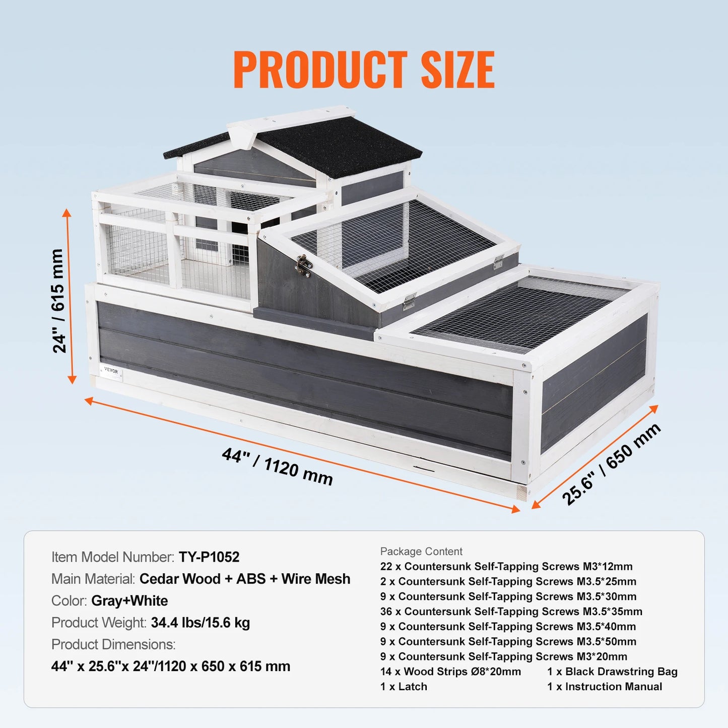 3-Room Tortoise House
