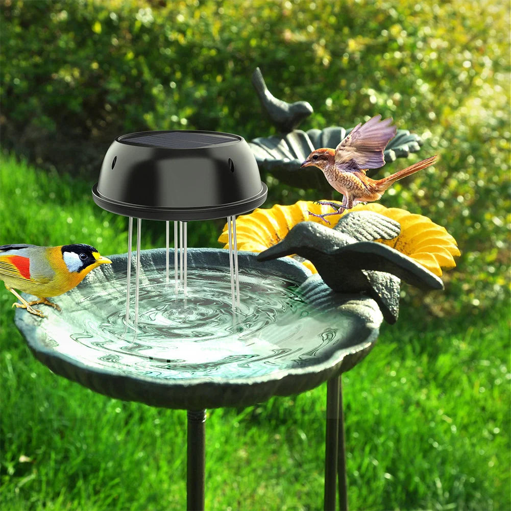 Solar Powered Water Agitator For Bird Baths
