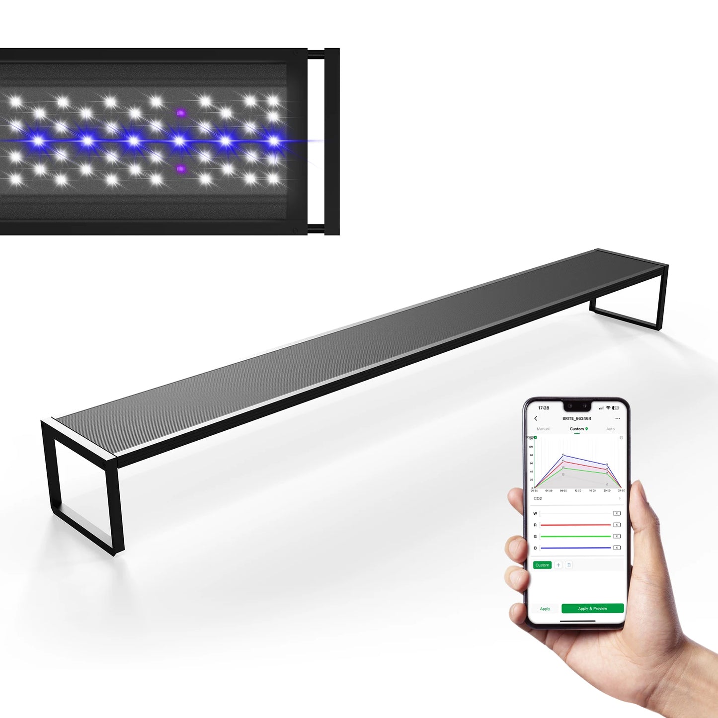 Auto Aquarium LED Light with App-Controlled