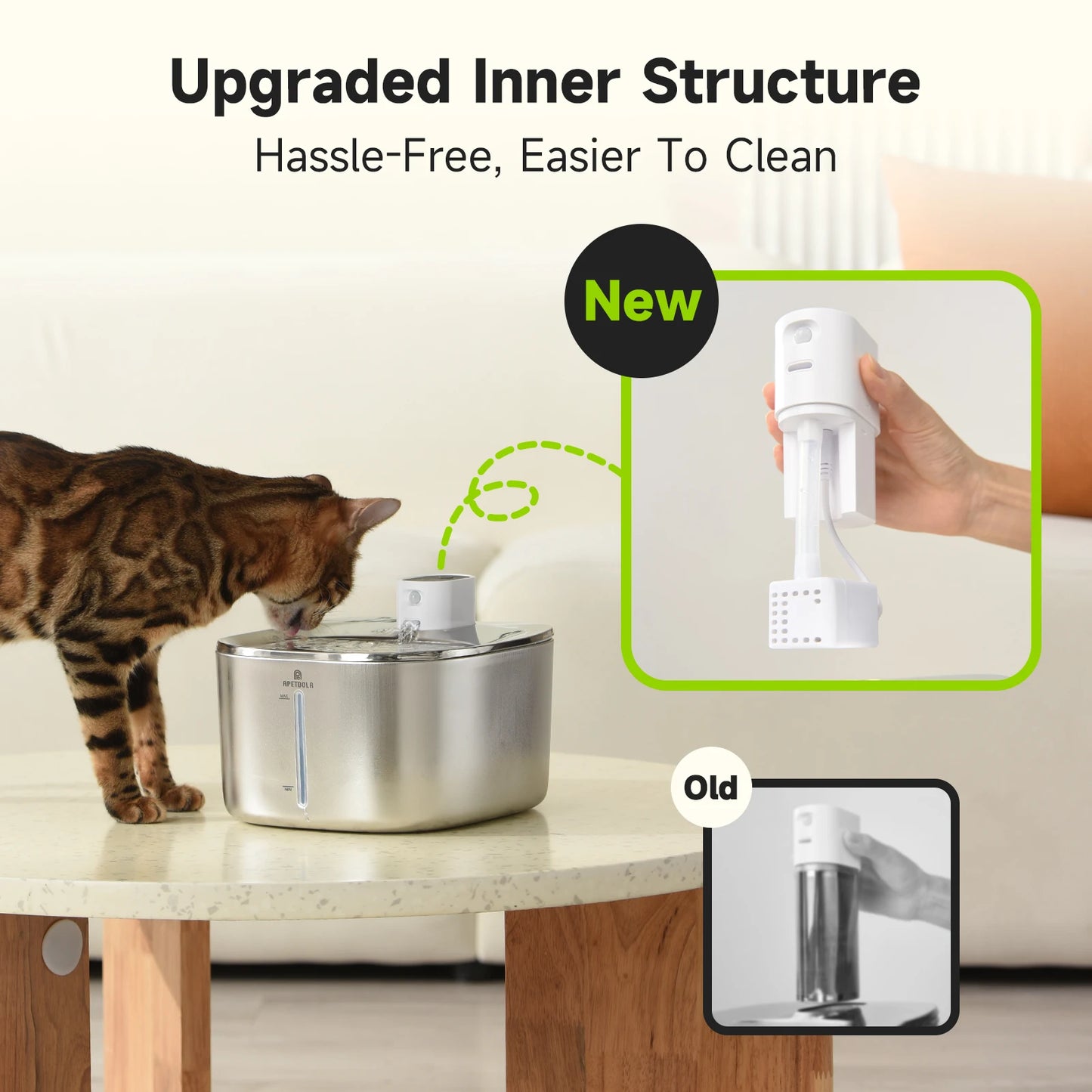4L Wireless Water Fountain