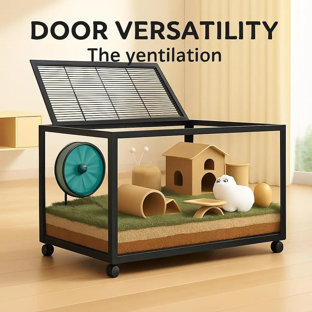 360° Viewing Transparent Hamster Habitats