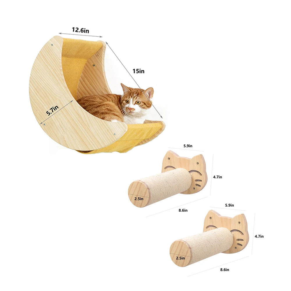 Cat Shelf Wall