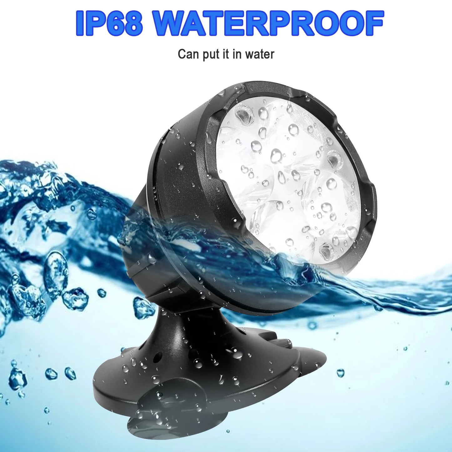 LED Aquarium Lights With Timer Waterproof Submersible