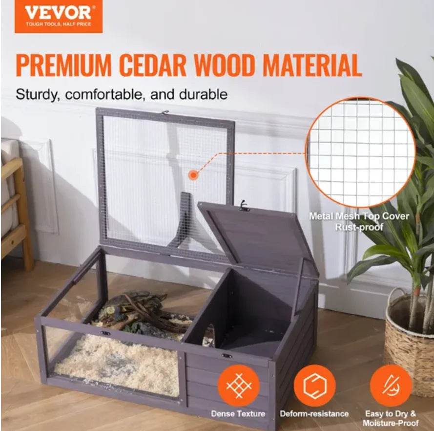 Tortoise Habitat Wooden